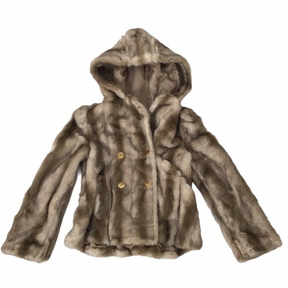 Juicy Couture Jacket Coat Rabbit Fur Size Girls 10 - Picture 4 of 8
